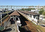 станция Лосиноостровская: Вторая и третья платформы, вид в нечётном направлении