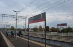 станция Хотьково: Первая и вторая платформы, вид в чётном направлении