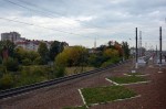 станция Сергиев Посад: Тупиковый путь и служебные платформы у южной горловины