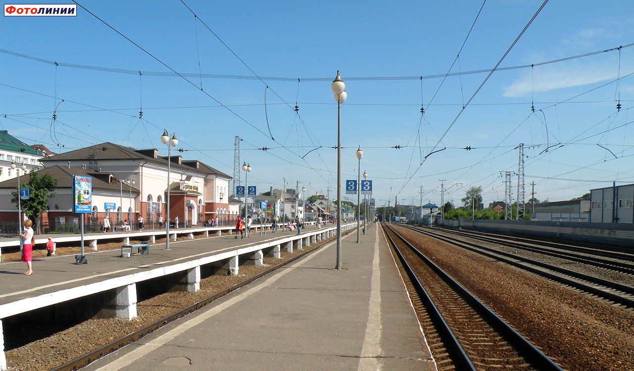 Вид с платформы № 3 в сторону Александрова