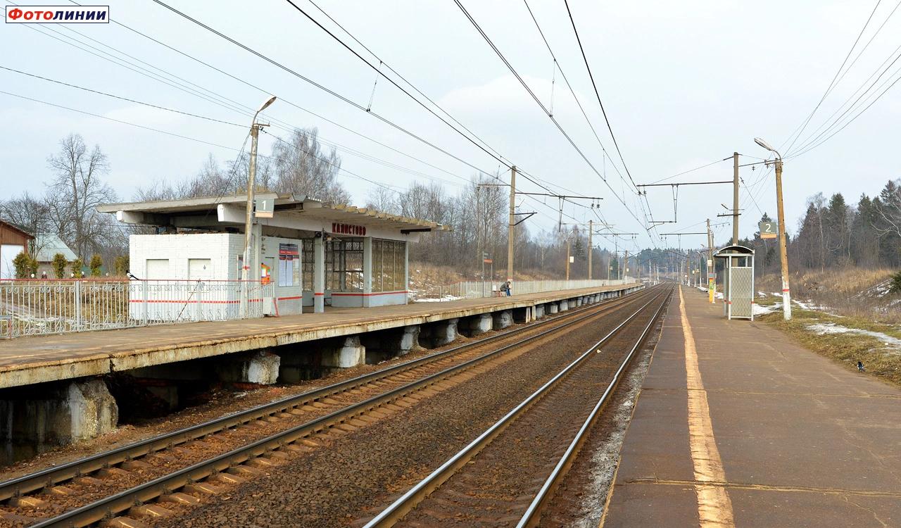 Вид в сторону Александрова с платформы № 2