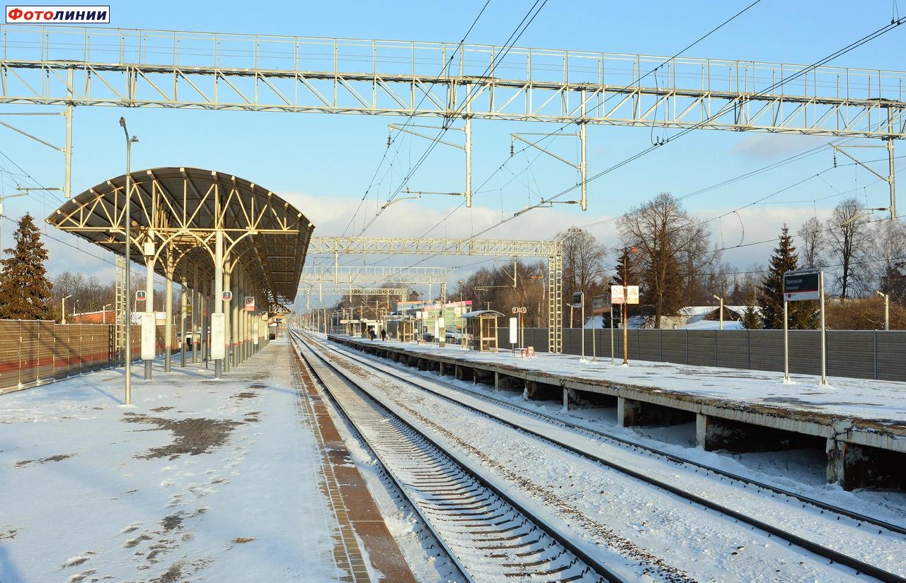 Вид в сторону Александрова с платформы № 1