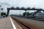 станция Струнино: Вид с платформы № 1 в сторону Александрова