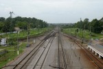 станция Струнино: Вид в сторону Москвы