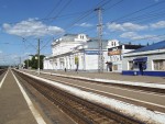станция Александров: Вид в чётном направлении