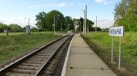 о.п. Мильча: Вид с платформы гомельского направления в сторону ст. Гомель-Северный