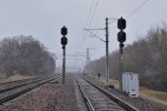 станция Гомель-Северный: Входные светофоры ЧК, НГС со стороны Центролита и Гомеля