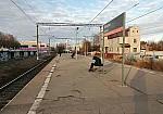 станция Болшево: Вид с платформы Фрязинского направления в сторону ст. Фрязино