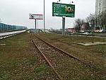 станция Болшево: Подъездной путь к корпорации «Тактическое ракетное вооружение», вид в сторону пассажирских путей