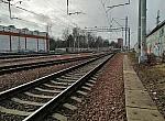 станция Болшево: Вид из западной горловины в нечётном направлении
