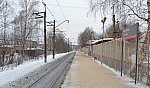 станция Ивантеевка: Вид с платформы в сторону Москвы