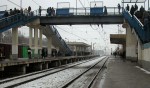станция Железнодорожная: Вид с платформы № 1 в сторону Владимира