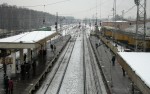 станция Железнодорожная: Вид в сторону Владимира