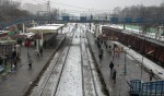 станция Железнодорожная: Вид в сторону Москвы