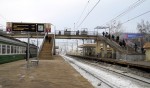 станция Железнодорожная: Вид с платформы № 2 в сторону Владимира