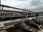 о.п. Нижегородская: Строительство новых платформ у путепровода МЦК, вид в нечётном направлении