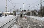станция Дрезна: Вид с платформы в сторону Москвы