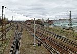 станция Орехово-Зуево: Вид с северного переходного моста в нечётном направлении