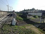 станция Орехово-Зуево: Путепровод линии на Александров, вид на юг