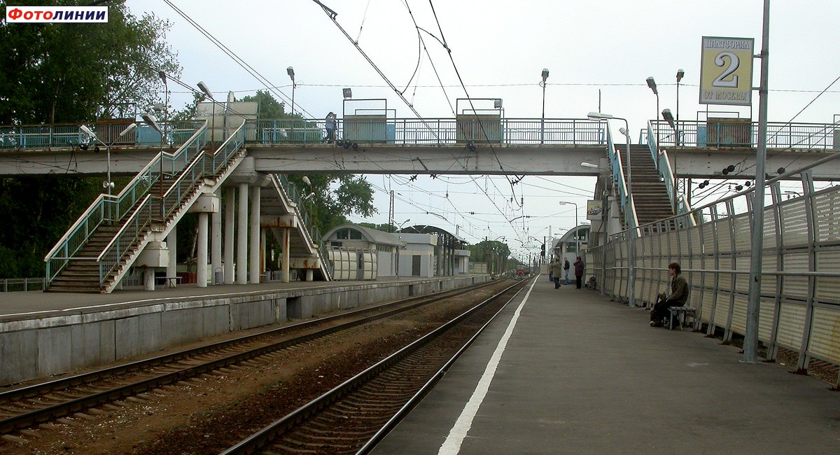 Вид с платформы № 2 в сторону Владимира