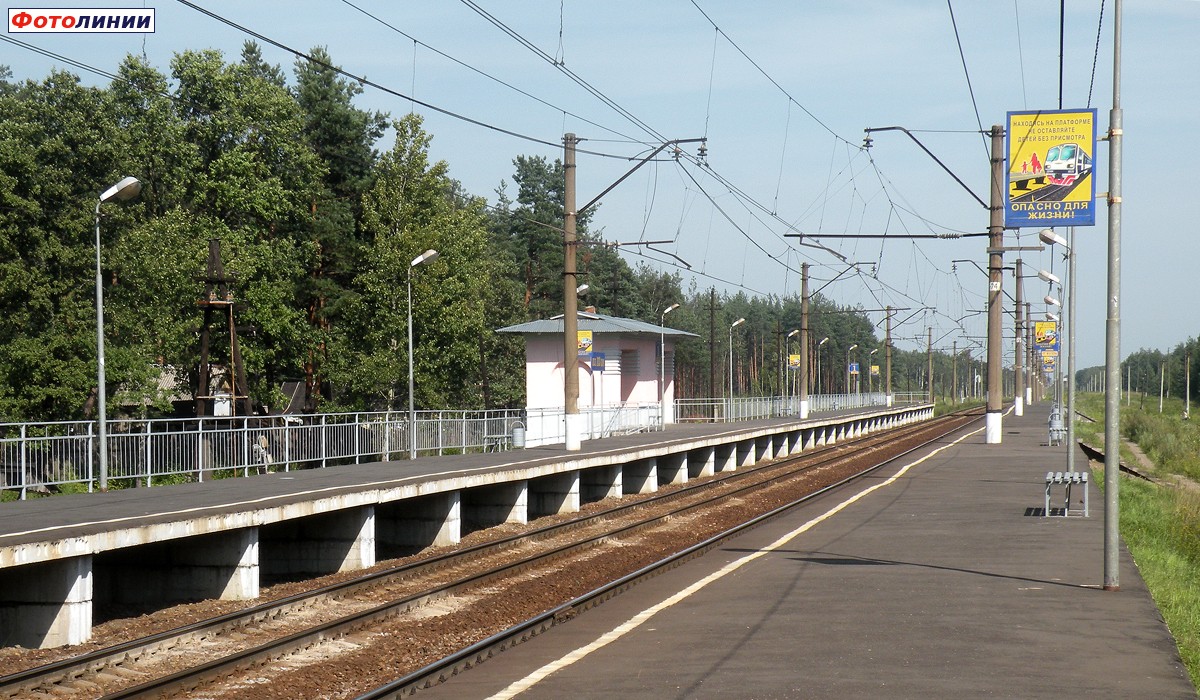 Вид с платформы № 2 в сторону Владимира