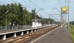 о.п. 113 км: Вид с платформы № 2 в сторону Владимира