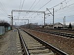 станция Покров: Вид из восточной горловины в чётном направлении