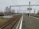 станция Покров: Тупиковый путь у второй платформы, вид в чётном направлении