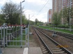 станция Балашиха: Вид с платформы в сторону Реутово