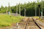 станция Дегтярёвка: Светофор ЧМ и подъездной путь на промузел "Западный"