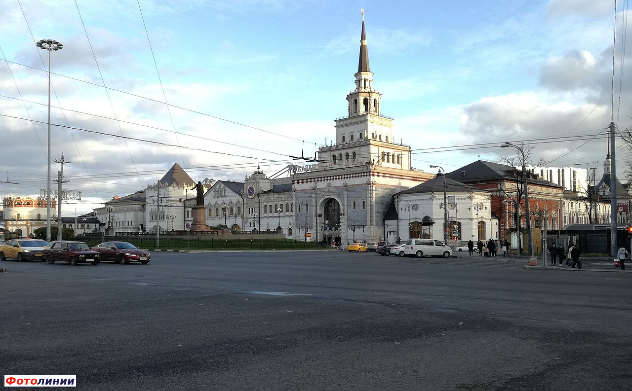 Казанский вокзал со стороны города