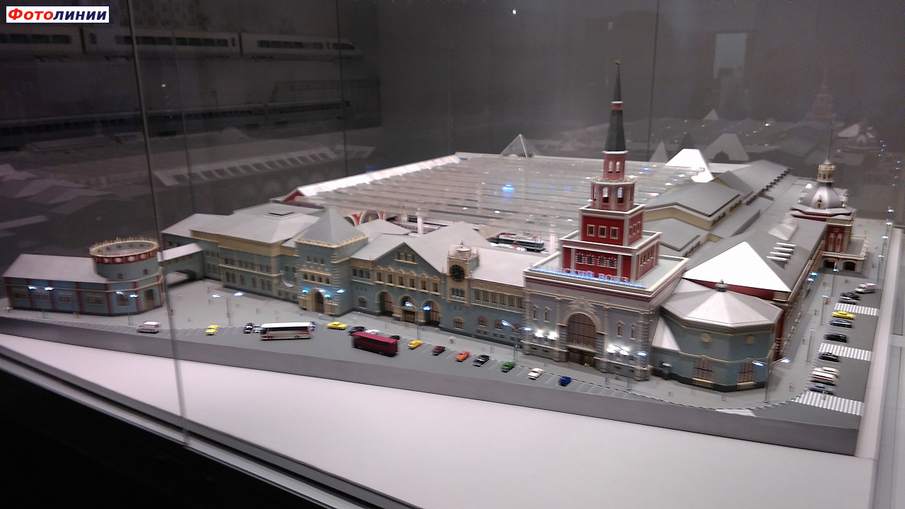 Макет вокзала в Музеи Московской железной дороги