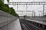 о.п. Вешняки: Вид в сторону Москвы с платформы № 1