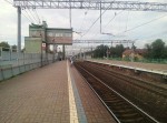 станция Быково: Пост ДСП, вид в нечётном направлении
