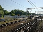 станция Виноградово: Первая и временная платформы, вид в сторону Воскресенска