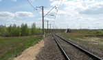 Место остановки поездов на Рязань. Вид в сторону Рязани