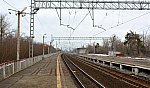 станция Шиферная: Вид с платформы № 1 в сторону Рязани