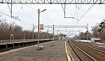 станция Шиферная: Вид с платформы № 2 в сторону Рязани