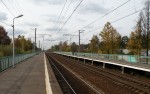 о.п. 41 км: Вид с платформы № 2 в сторону Москвы