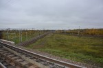 станция Куровская: Вид на станцию с путепровода Большого кольца