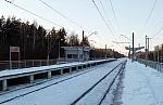о.п. Шевлягино: Вид в сторону Москвы с платформы № 1