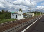 станция Кривандино: Туалет и здание ВЧД-5