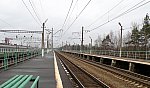о.п. 90 км: Вид с платформы № 2 в сторону Москвы