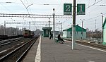 станция Кривандино: Вид с высокой платформы в сторону Москвы