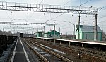 станция Кривандино: Вид с низкой платформы в сторону Москвы