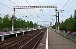 о.п. Туголесье: Вид в сторону Москвы с платформы № 1