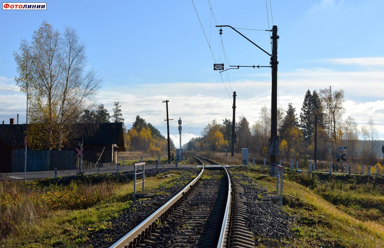 Начало линии на Иваново. Граница электрификации