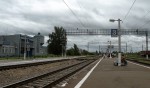 станция Киржач: Вид в сторону Орехово-Зуево