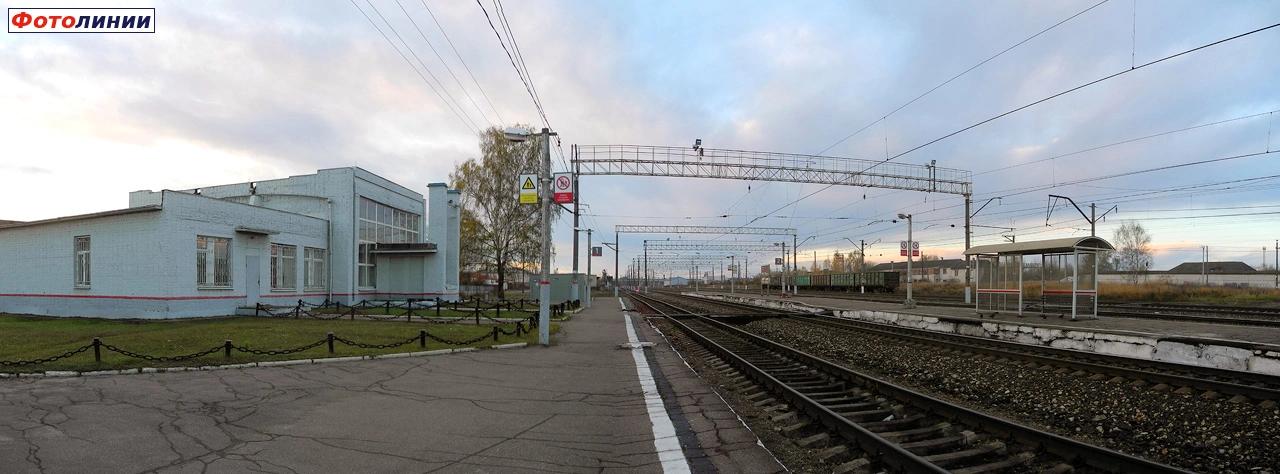 Вид в сторону Орехово-Зуево с платформы № 1