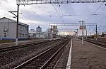 станция Киржач: Вид в сторону Орехово-Зуево с платформы № 2